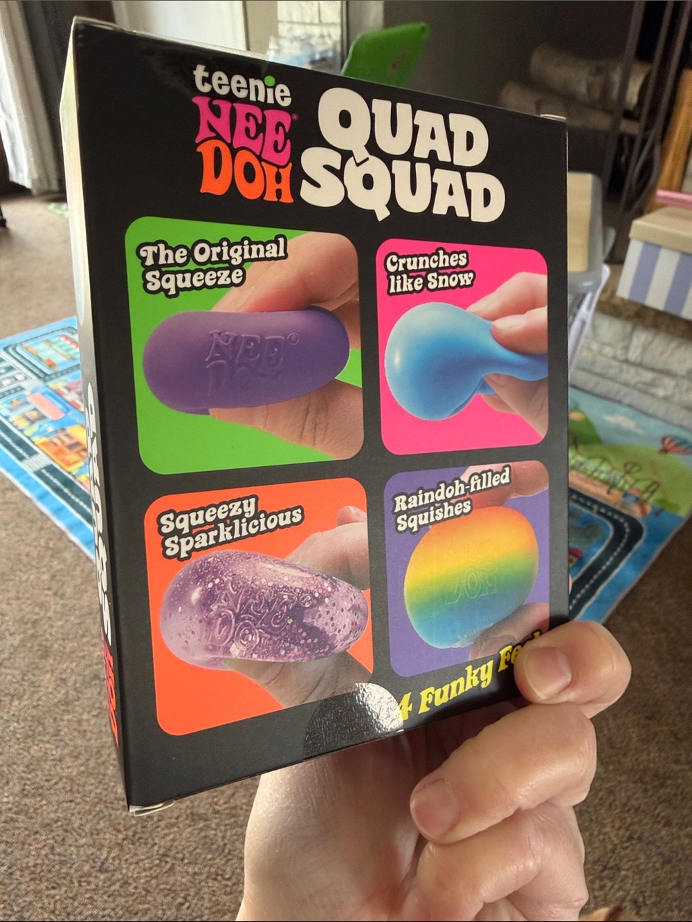 Schylling- Needoh- AUTHENTIC- NEW- Teenie- Quad Squad (4PK) - Picture 2 of 2